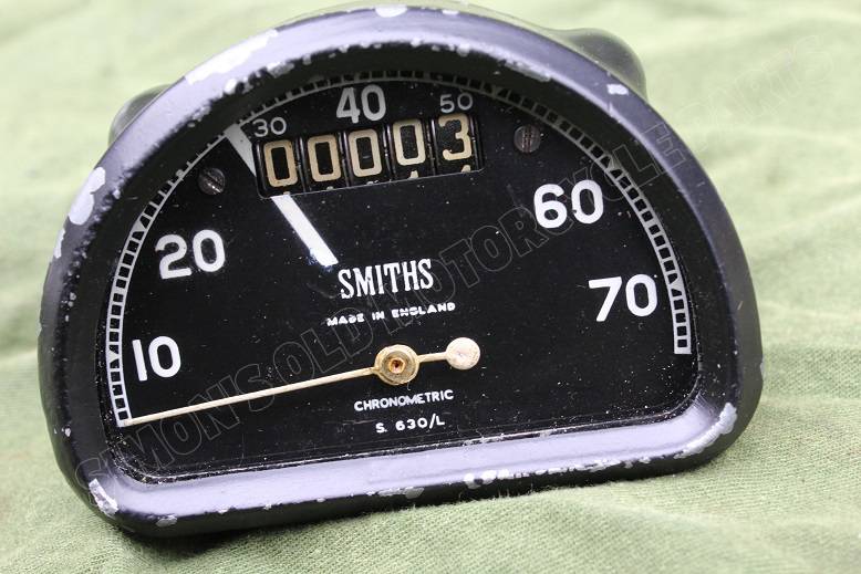 Smiths S630/L 70 miles D type chronometric speedometer mijlenteller tacho S 630 / L